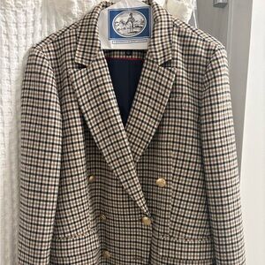 J. Crew Houndstooth Blazer